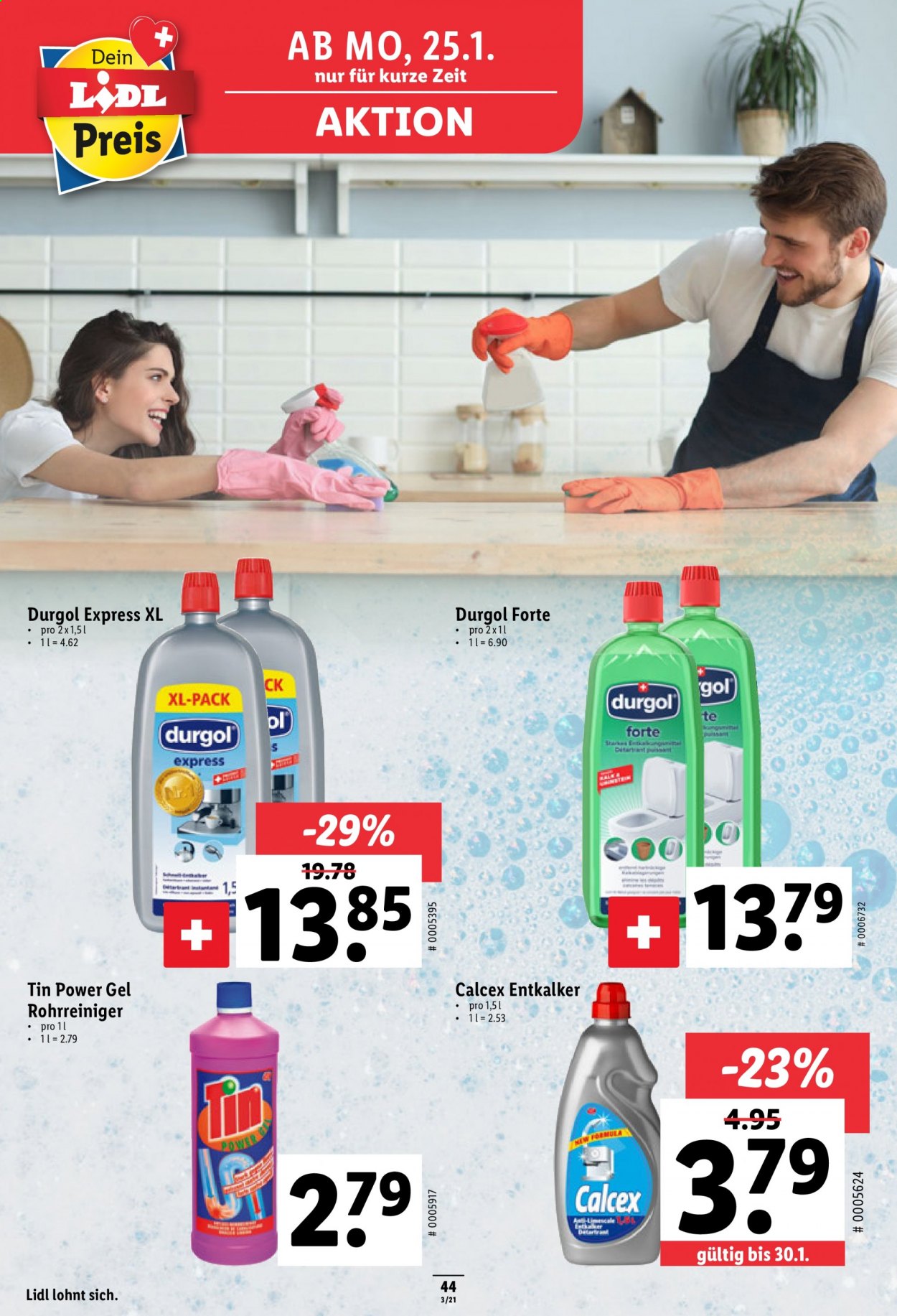 Prospekt Lidl - 21.1.2021 - 27.1.2021. Seite 44