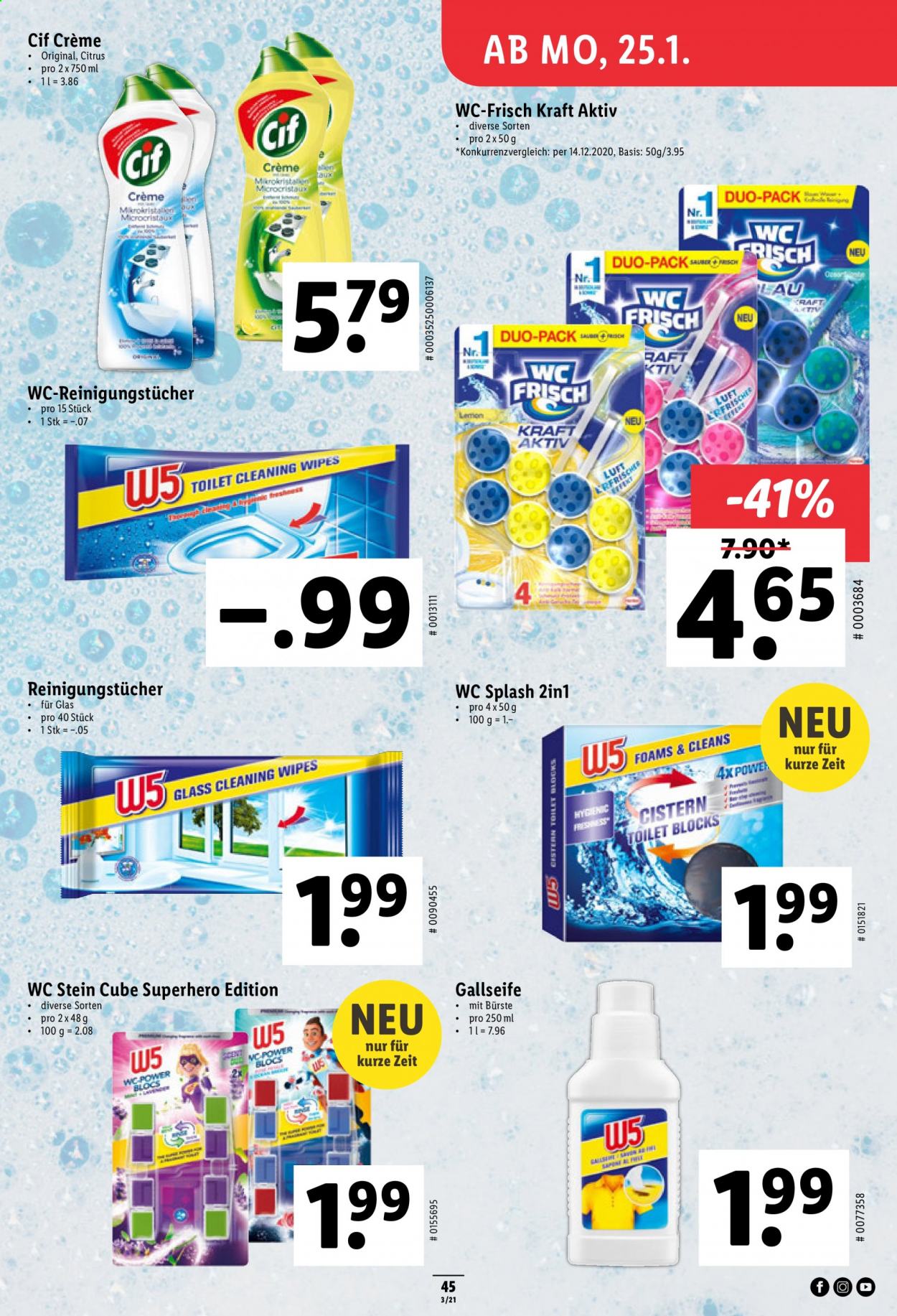 Prospekt Lidl - 21.1.2021 - 27.1.2021. Seite 45