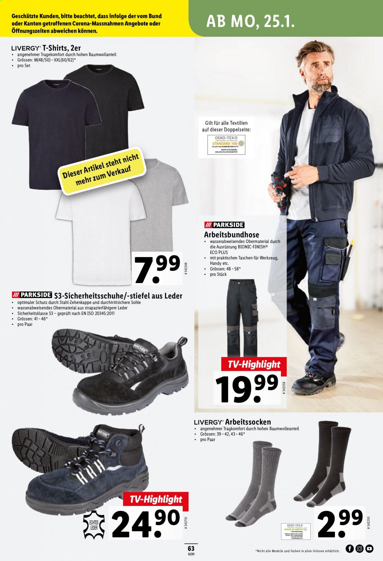 Prospekt Lidl - 21.1.2021 - 27.1.2021. Seite 63