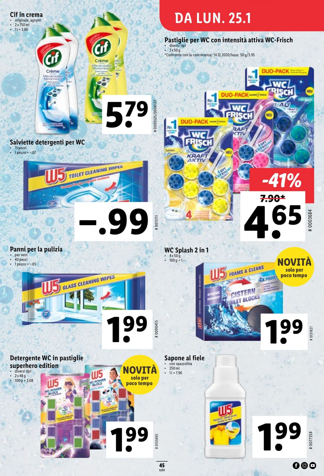 Prospekt Lidl - 21.1.2021 - 27.1.2021. Seite 45