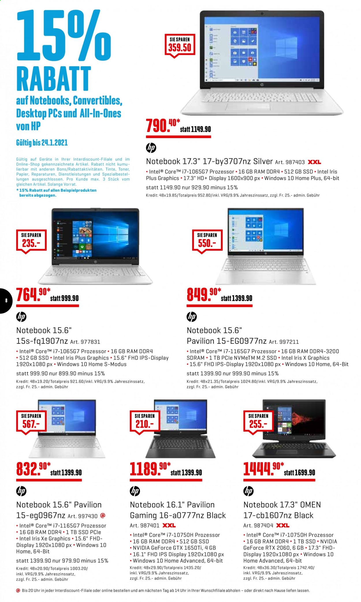 Catalogue Interdiscount - 18.1.2021 - 24.1.2021. Page 8