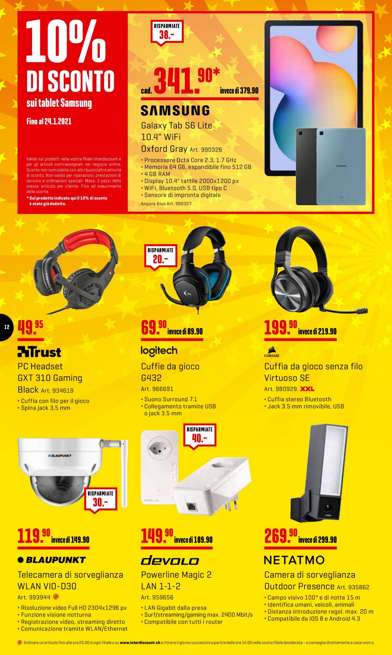 Volantino Interdiscount - 18.1.2021 - 24.1.2021. Pagina 12