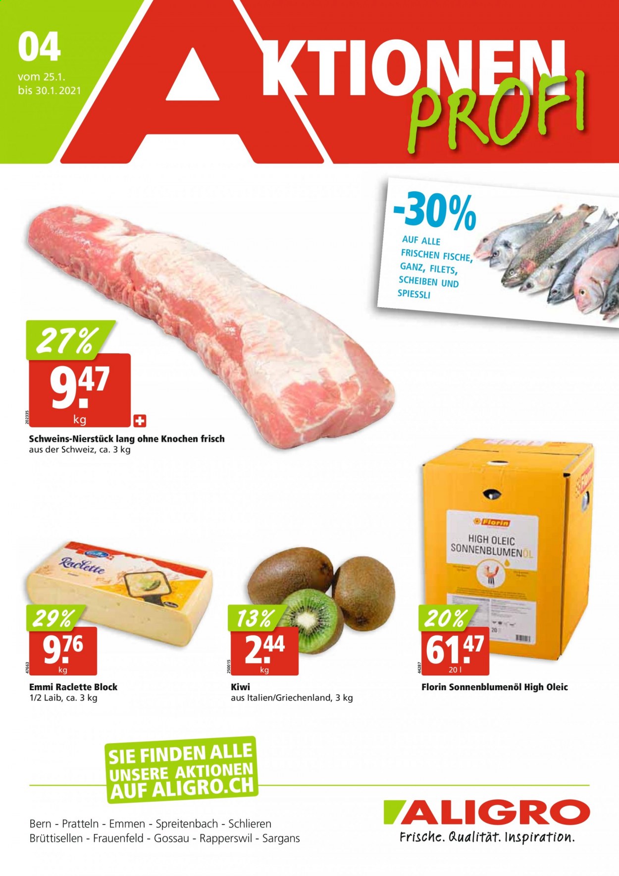 Prospekt ALIGRO - 25.1.2021 - 30.1.2021. Seite 1