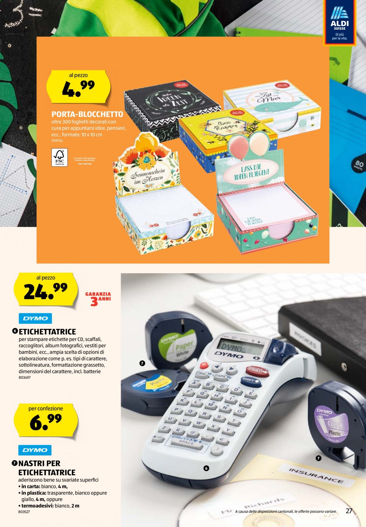Volantino Aldi - 28.1.2021 - 3.2.2021. Pagina 27