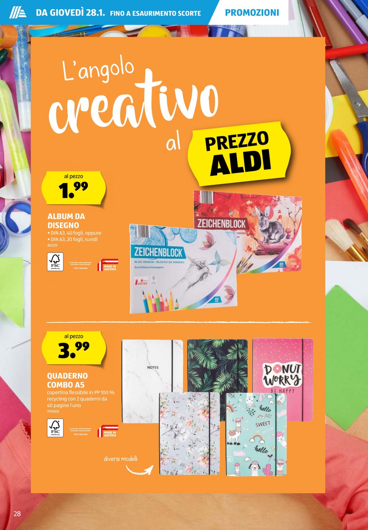 Volantino Aldi - 28.1.2021 - 3.2.2021. Pagina 28
