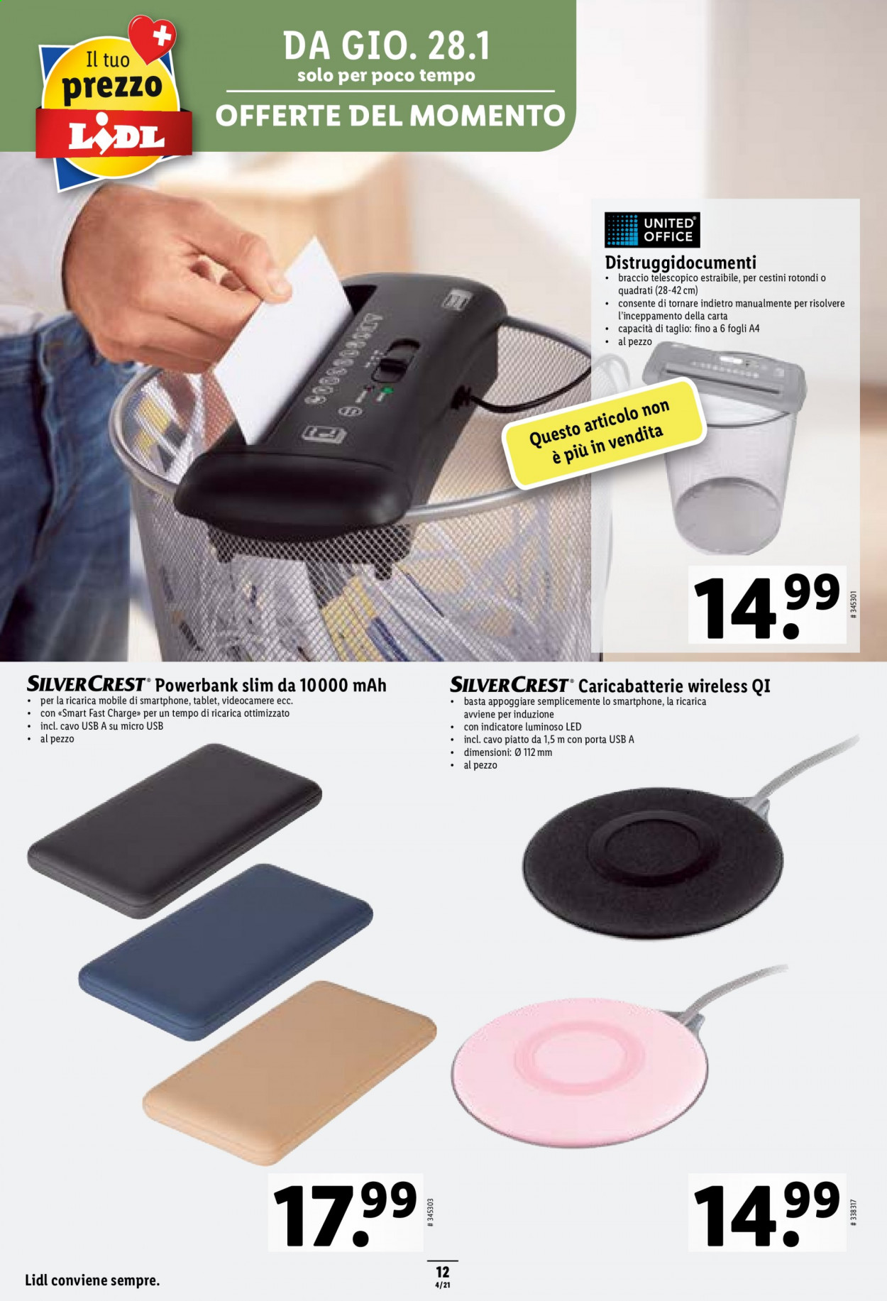 Prospekt Lidl - 28.1.2021 - 3.2.2021. Seite 12