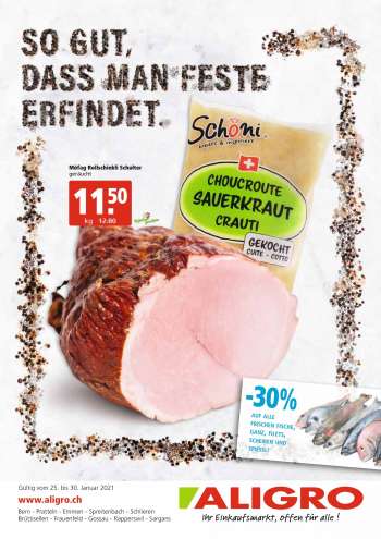 Catalogue ALIGRO - 25.1.2021 - 30.1.2021.
