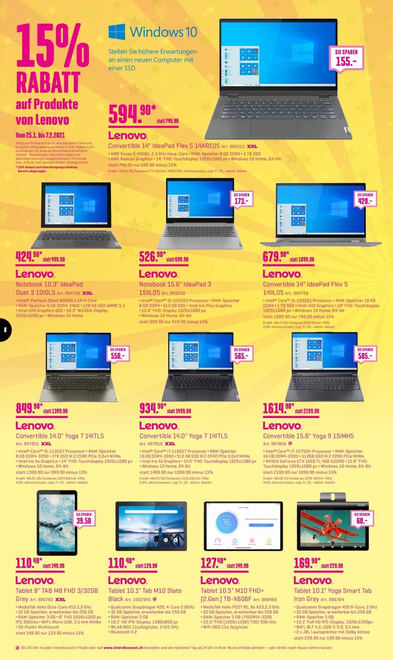 Catalogue Interdiscount - 25.1.2021 - 7.2.2021. Page 8