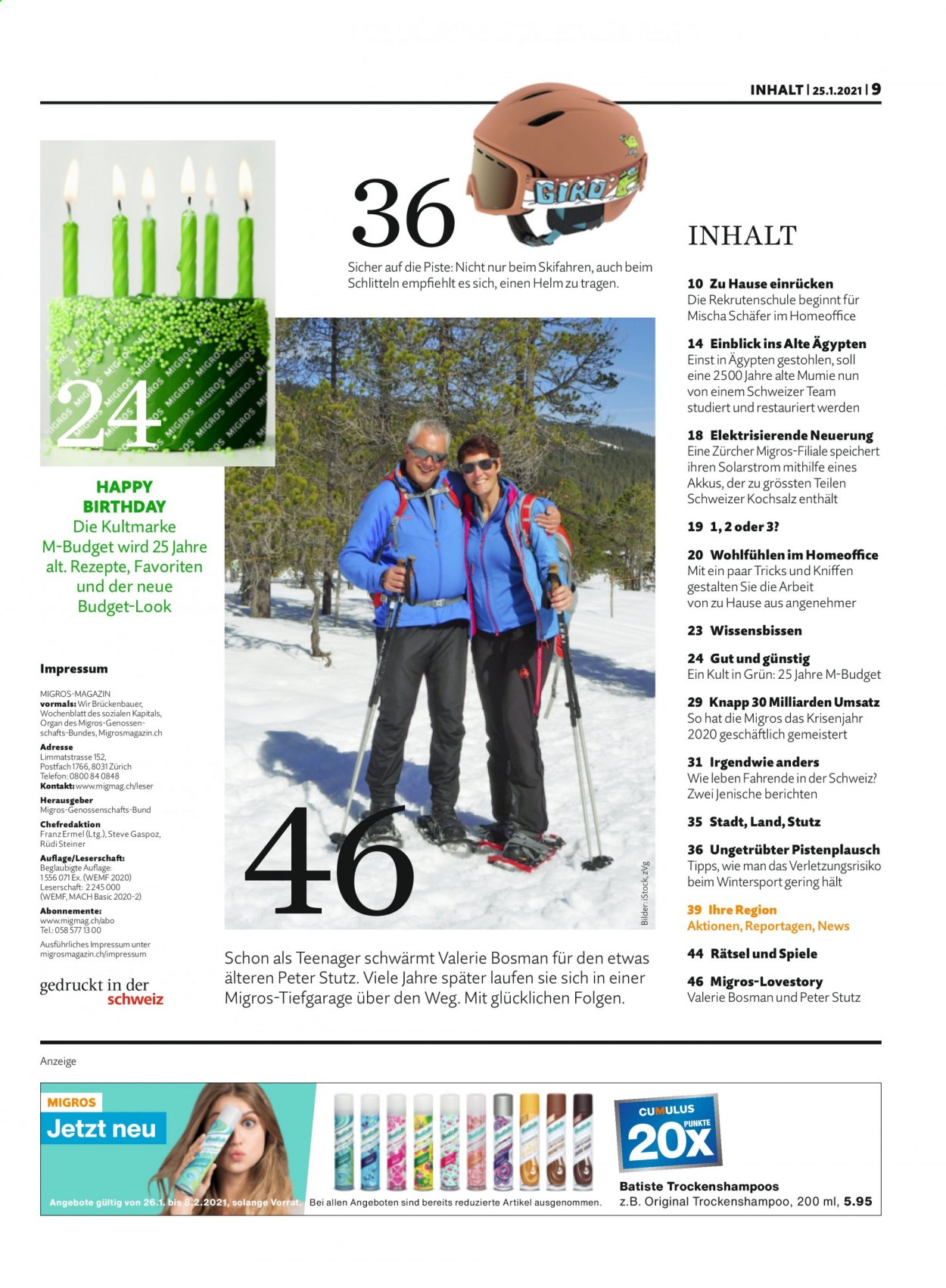 Volantino Migros - 25.1.2021 - 31.1.2021. Pagina 9