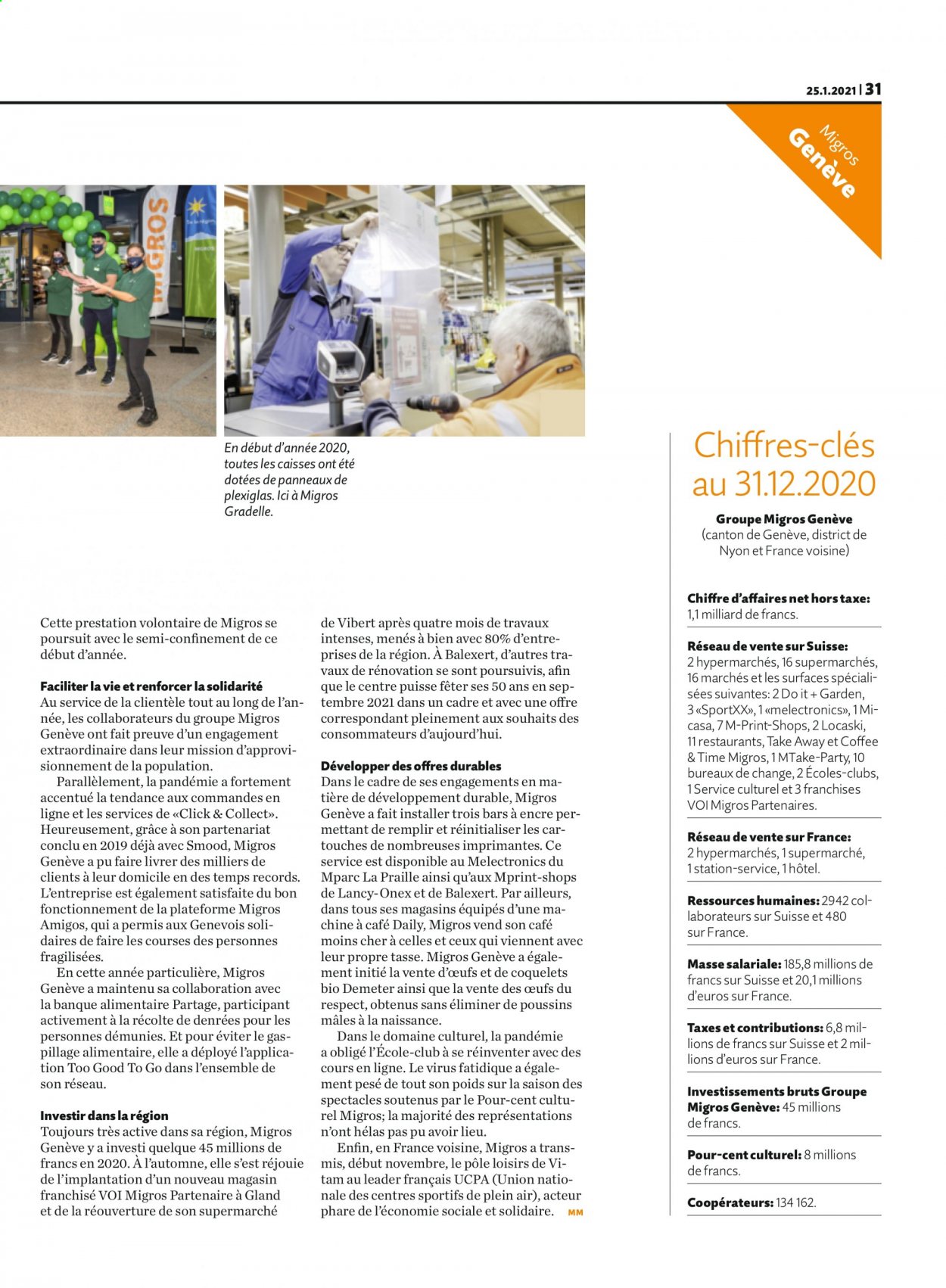Volantino Migros - 25.1.2021 - 31.1.2021. Pagina 31