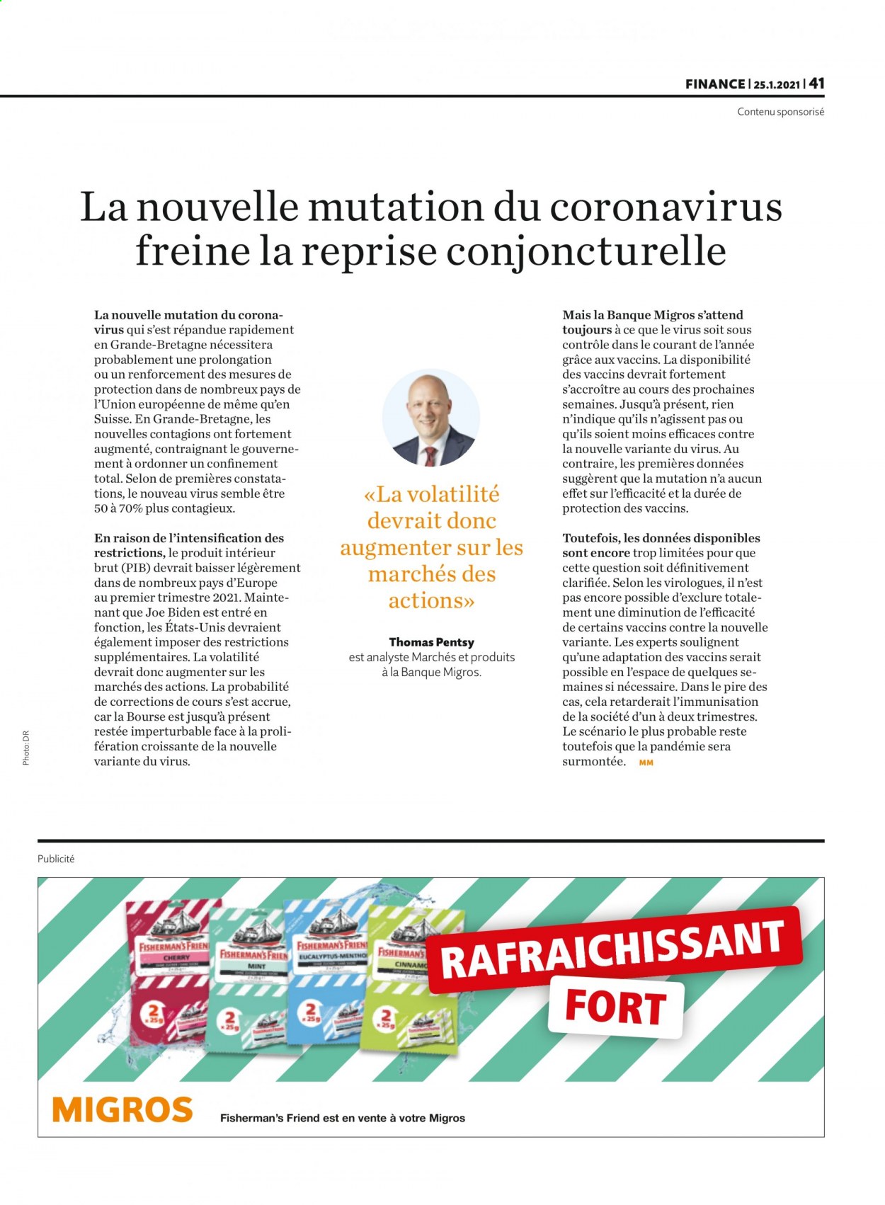 Volantino Migros - 25.1.2021 - 31.1.2021. Pagina 41