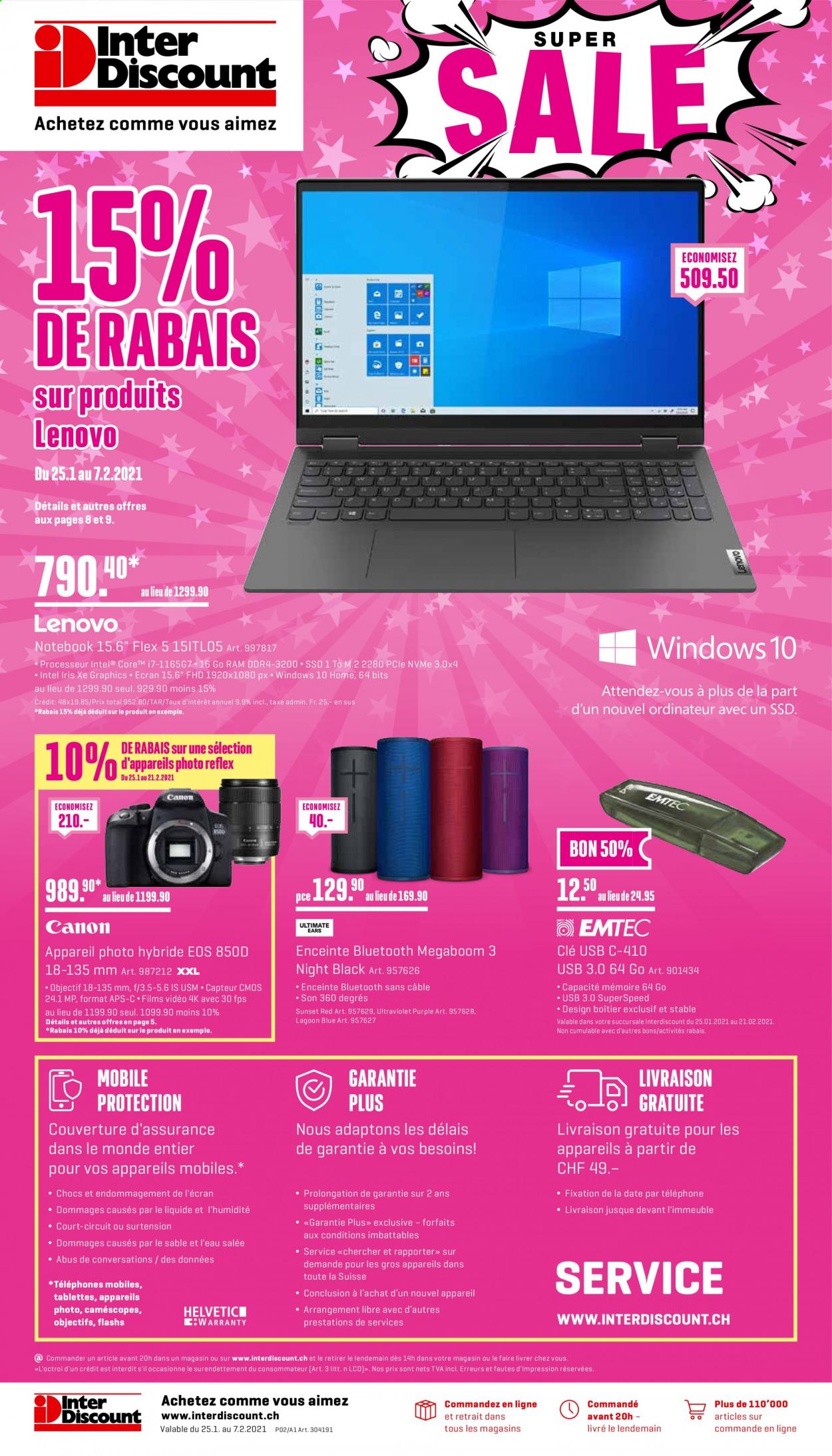 Catalogue Interdiscount - 25.1.2021 - 7.2.2021. Page 16