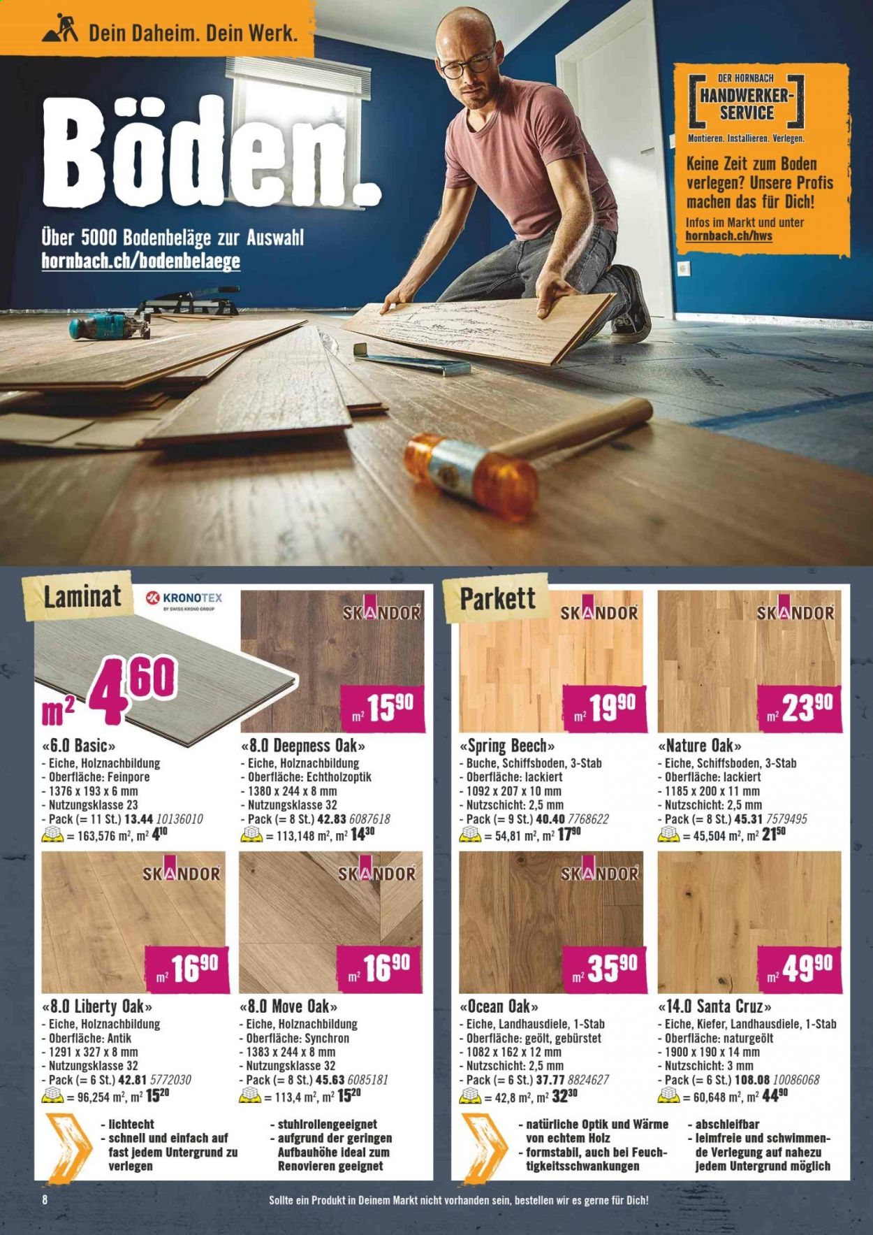 Volantino Hornbach - 26.1.2021 - 25.2.2021. Pagina 8