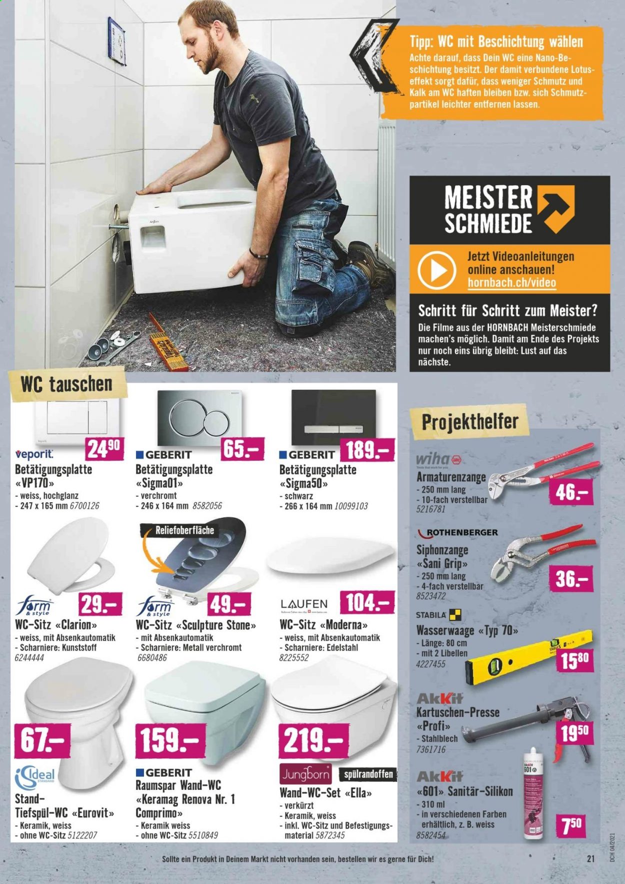 Volantino Hornbach - 26.1.2021 - 25.2.2021. Pagina 21