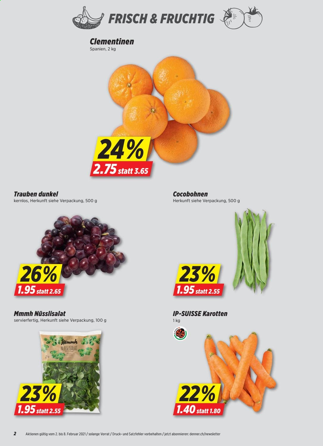 Catalogue Denner - 2.2.2021 - 8.2.2021. Page 2