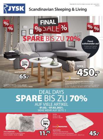 Catalogue JYSK - 1.2.2021 - 14.2.2021.