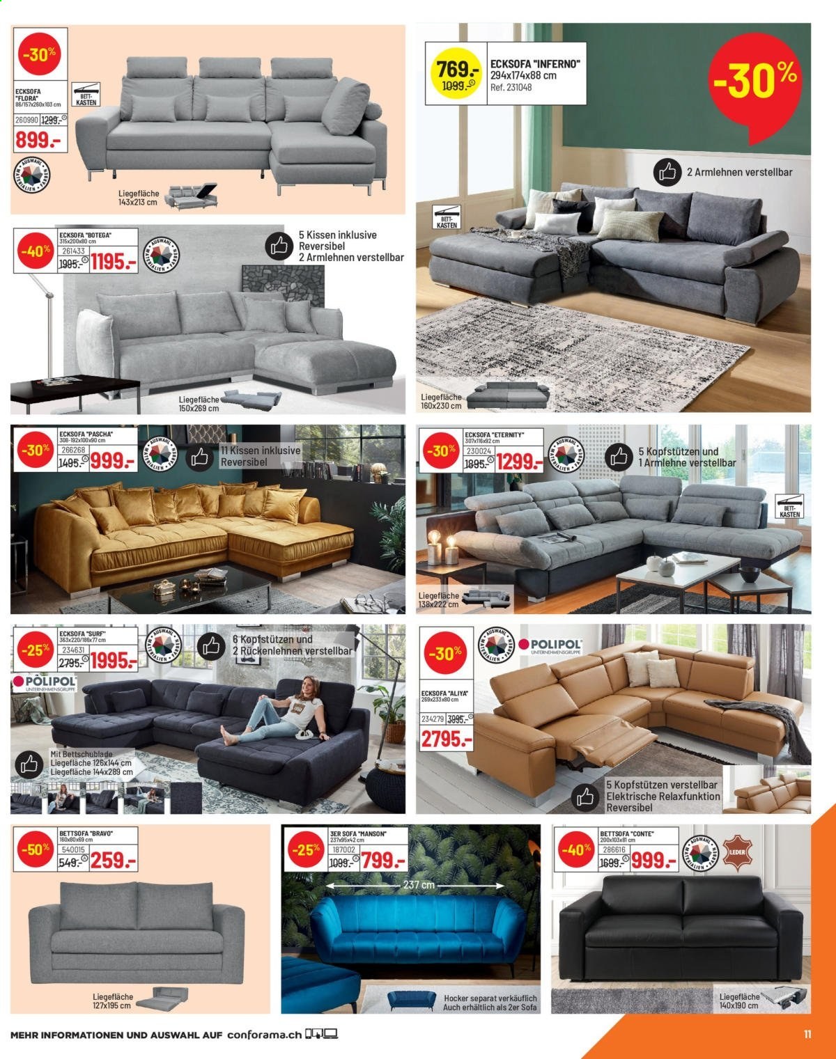 Volantino Conforama - 2.2.2021 - 15.2.2021. Pagina 11