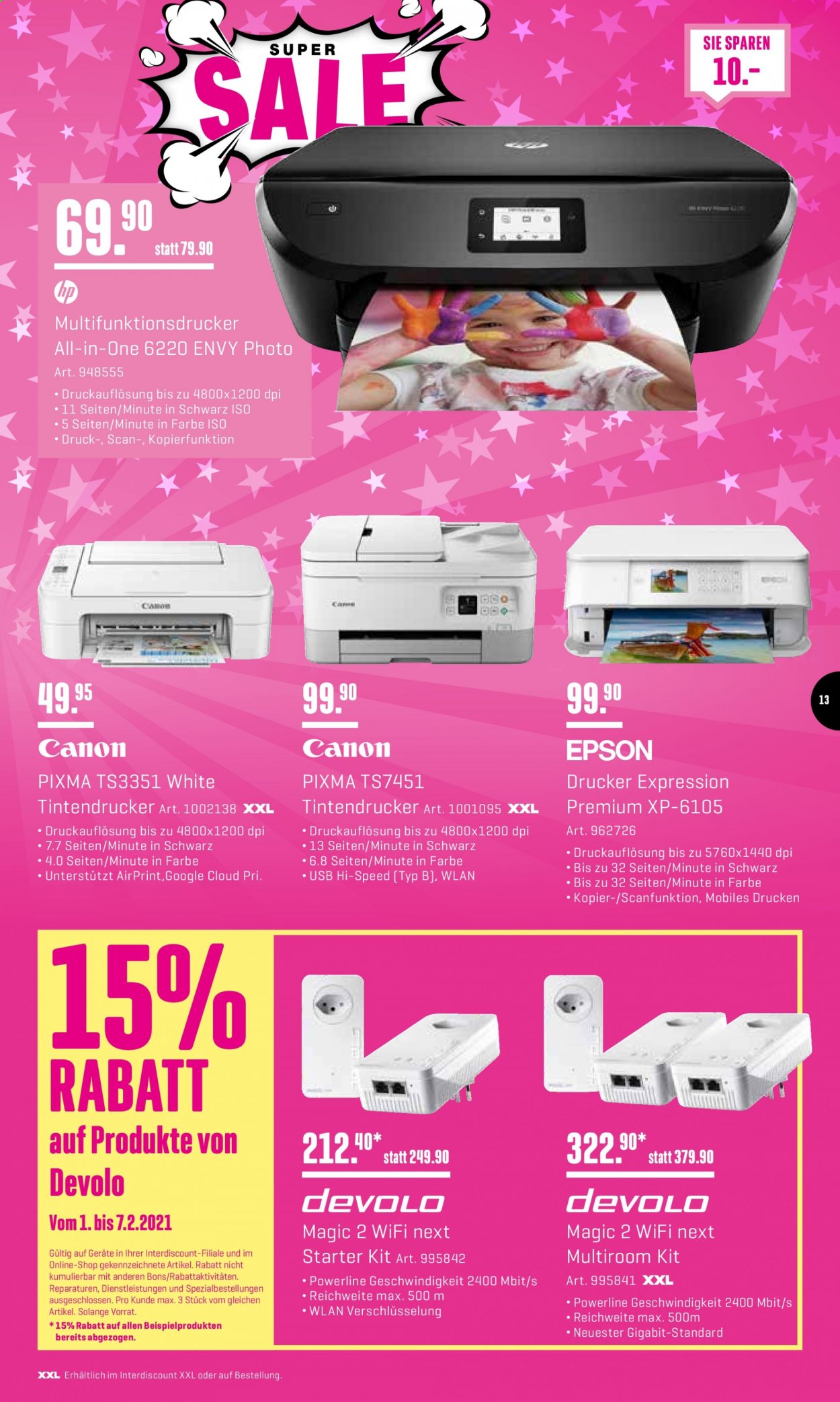 Volantino Interdiscount - 1.2.2021 - 7.2.2021. Pagina 13