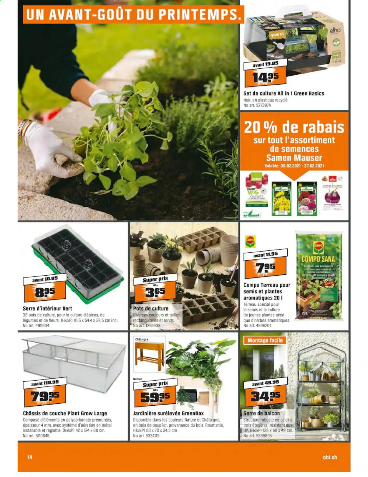 Volantino OBI - 8.2.2021 - 27.2.2021. Pagina 14