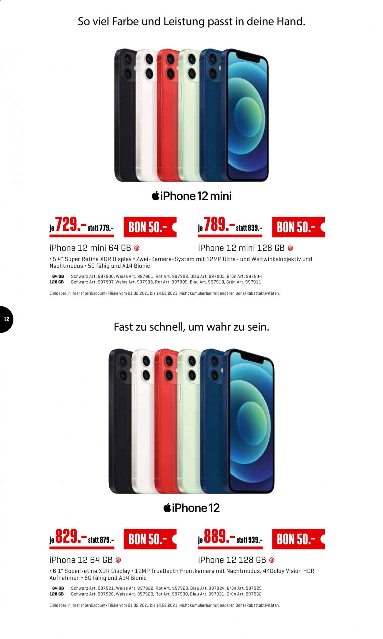 Volantino Interdiscount - 8.2.2021 - 21.2.2021. Pagina 22