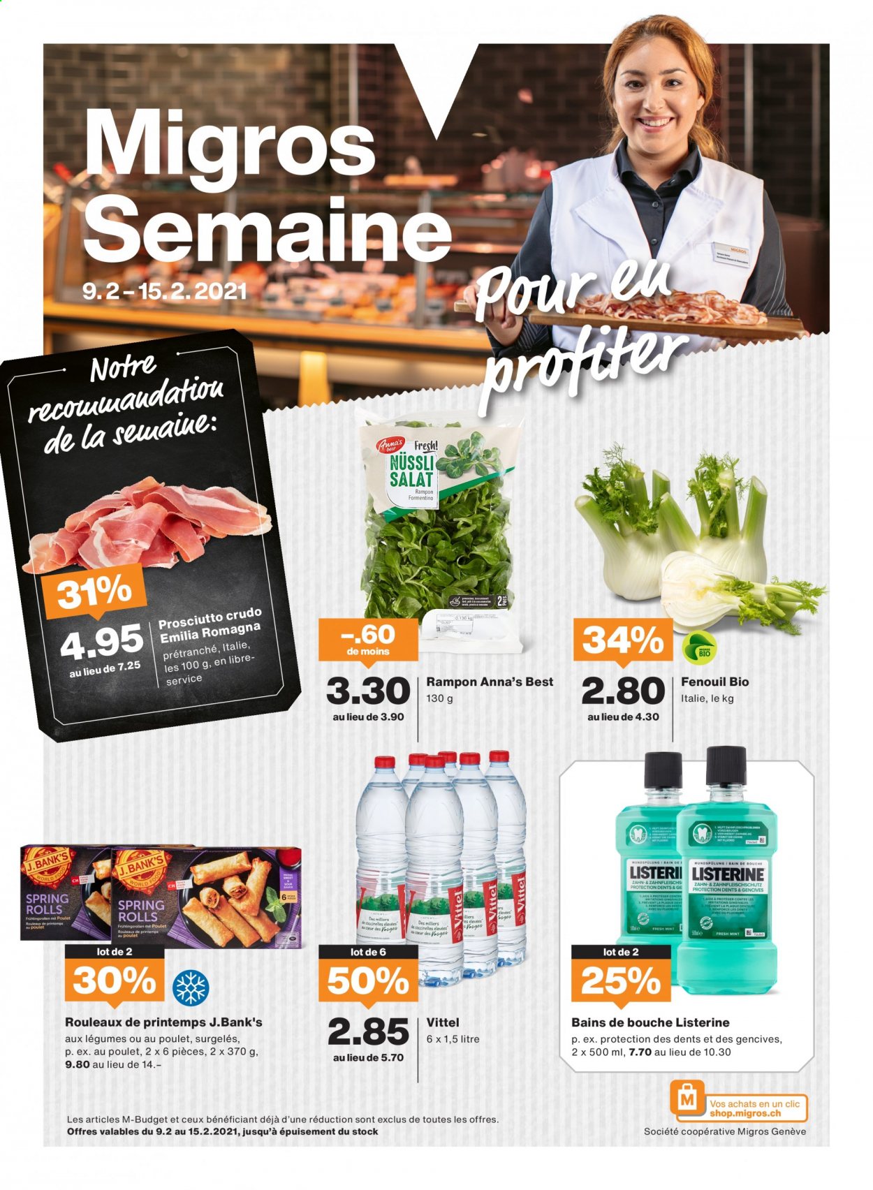 Prospekt Migros - 9.2.2021 - 15.2.2021. Seite 1