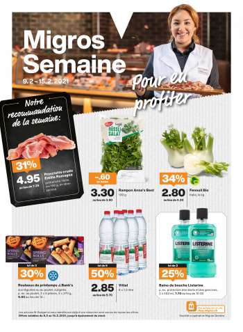 Volantino Migros - 9.2.2021 - 15.2.2021.