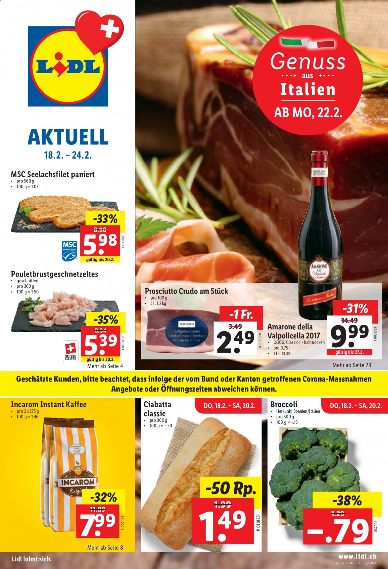 Catalogue Lidl - 18.2.2021 - 24.2.2021. Page 1