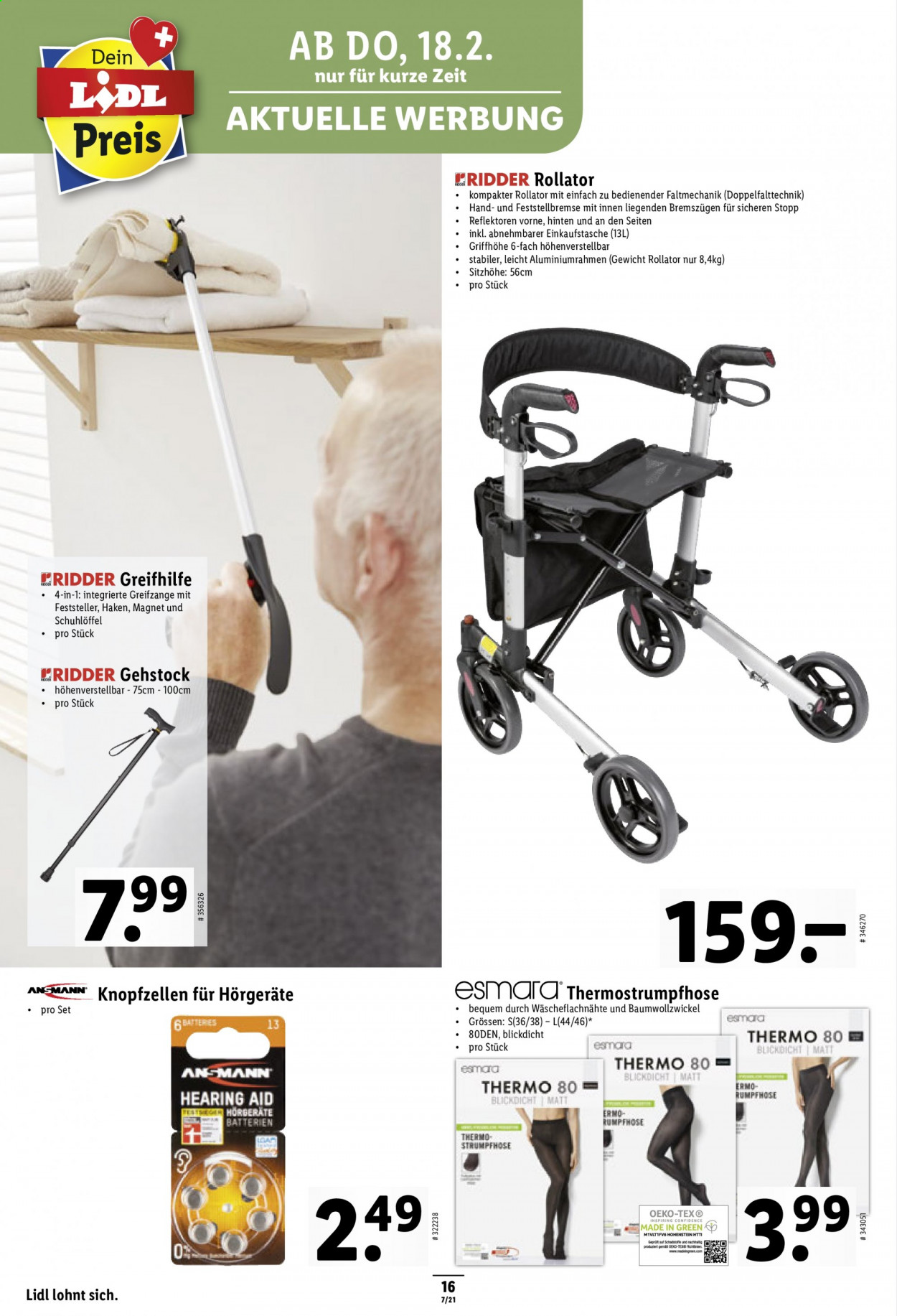 Catalogue Lidl - 18.2.2021 - 24.2.2021. Page 16