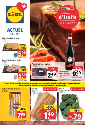 Catalogue Lidl - 18.2.2021 - 24.2.2021.