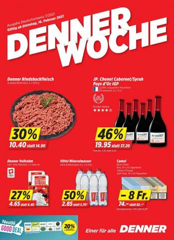 Prospekte Denner - 16.2.2021 - 22.2.2021.