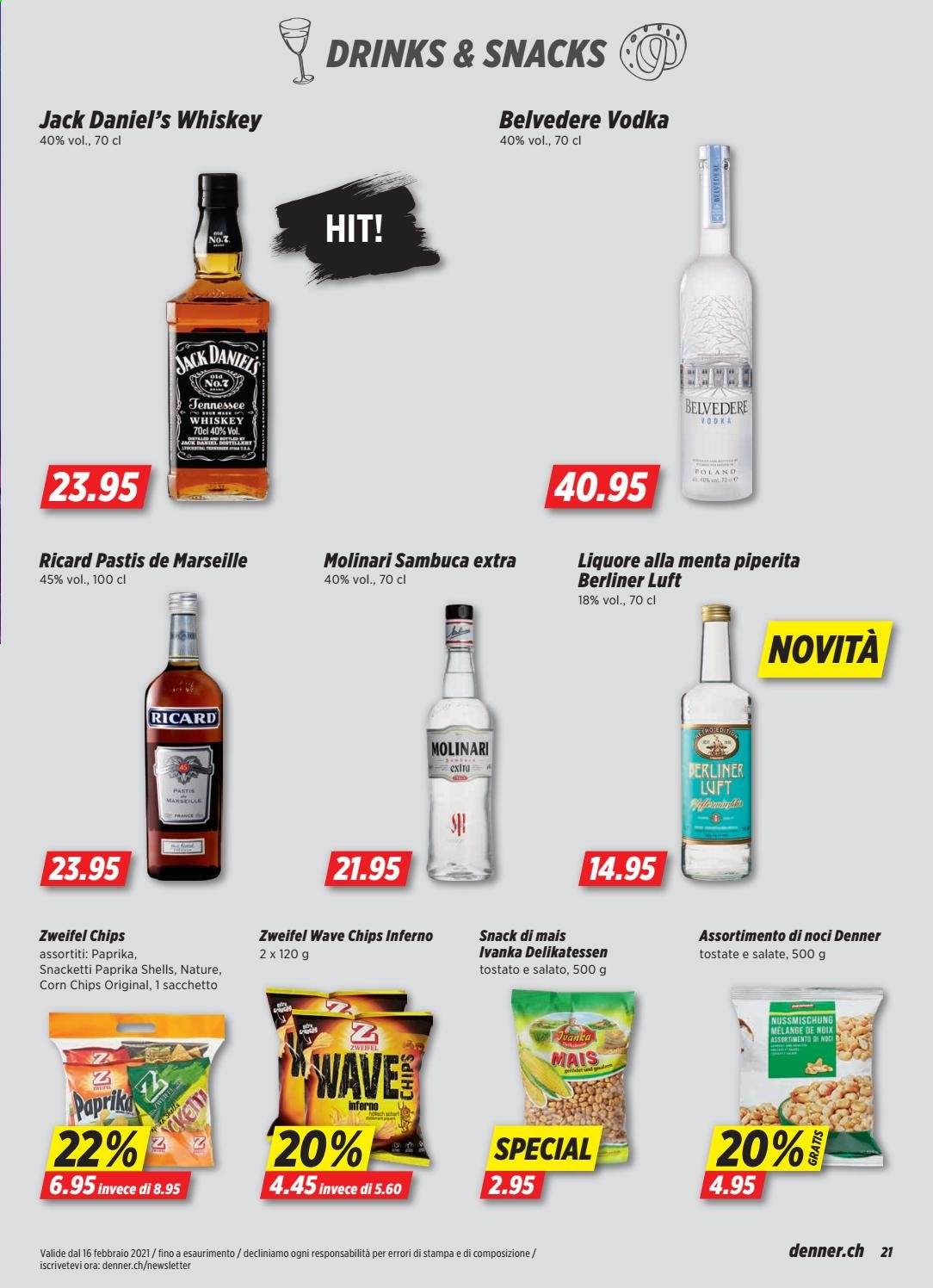 Catalogue Denner - 16.2.2021 - 22.2.2021. Page 21