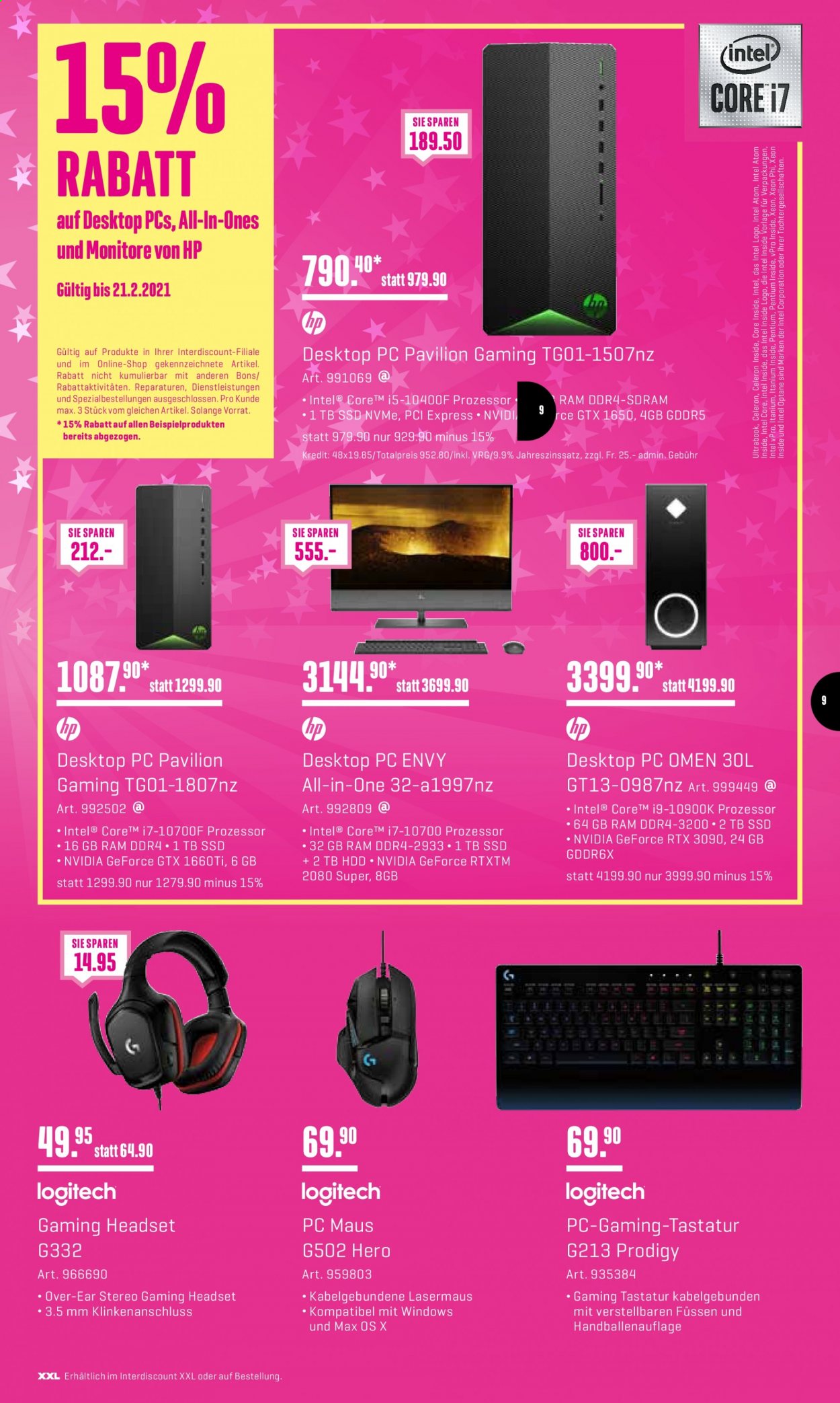 Catalogue Interdiscount - 15.2.2021 - 21.2.2021. Page 9