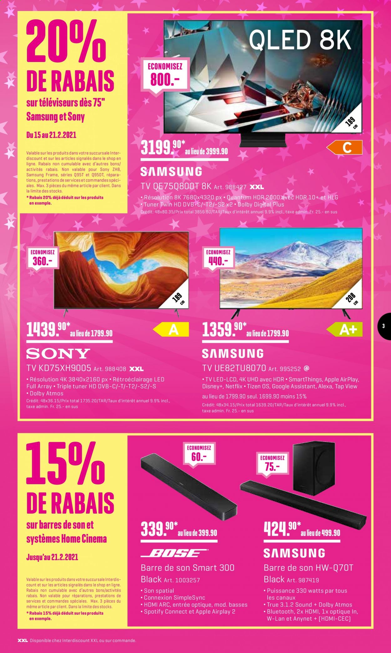 Prospekt Interdiscount - 15.2.2021 - 21.2.2021. Seite 3