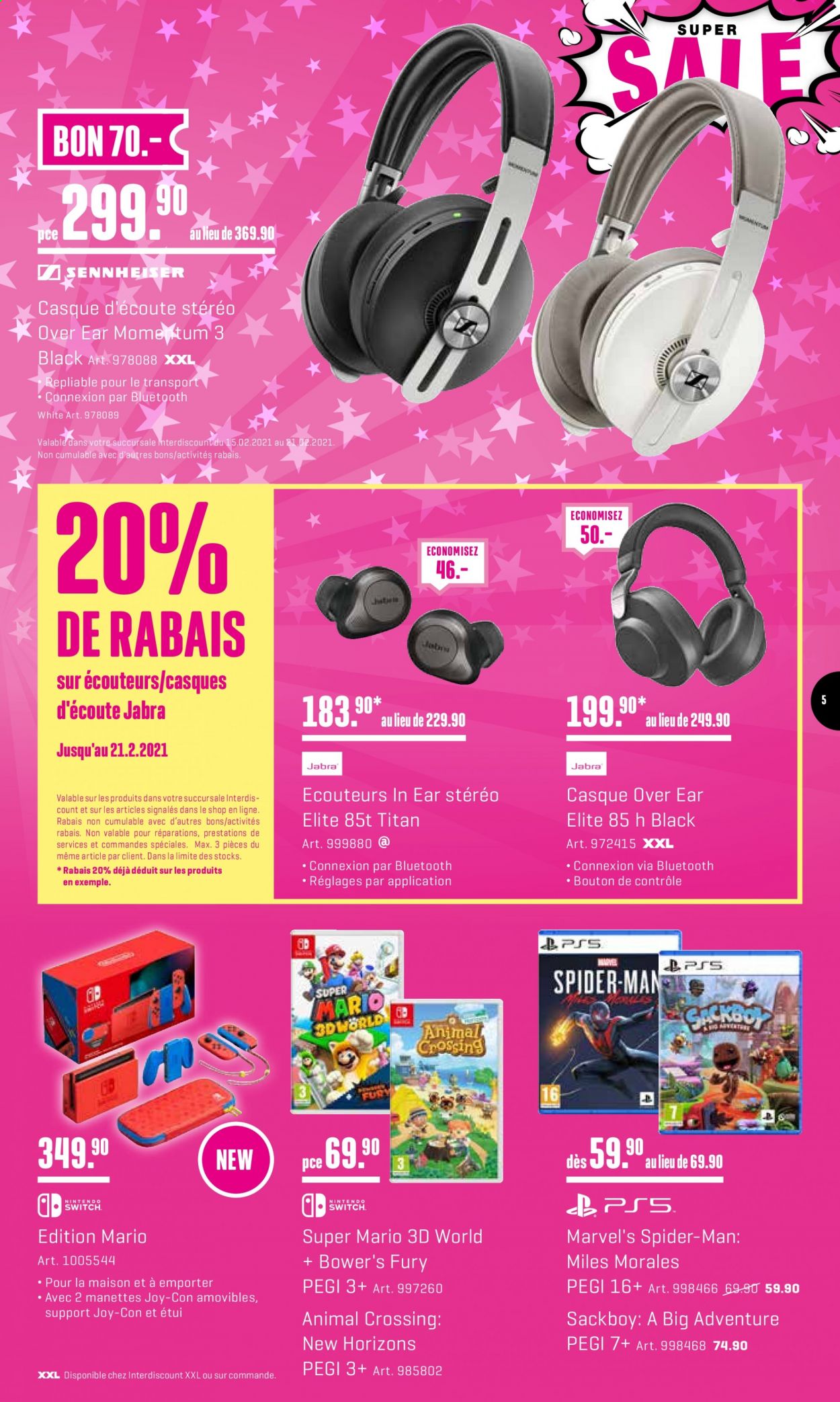 Prospekt Interdiscount - 15.2.2021 - 21.2.2021. Seite 5