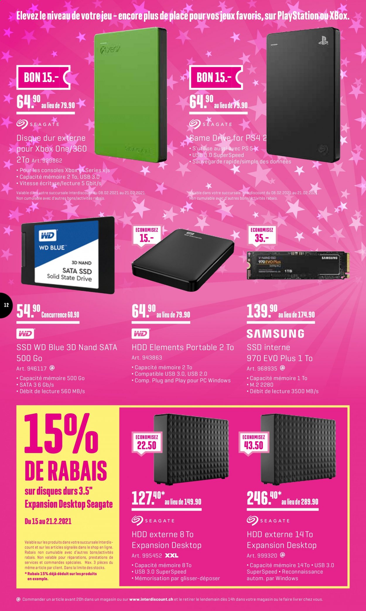 Prospekt Interdiscount - 15.2.2021 - 21.2.2021. Seite 12