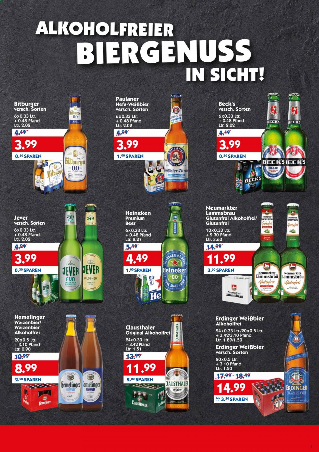 Hol'ab! Getränkemarkt Prospekte  - 4.01.2021 - 9.01.2021. Seite 3