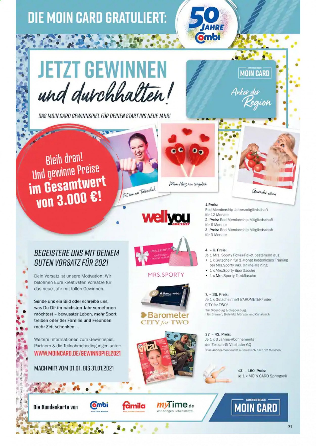 Combi Prospekte  - 4.01.2021 - 9.01.2021. Seite 31