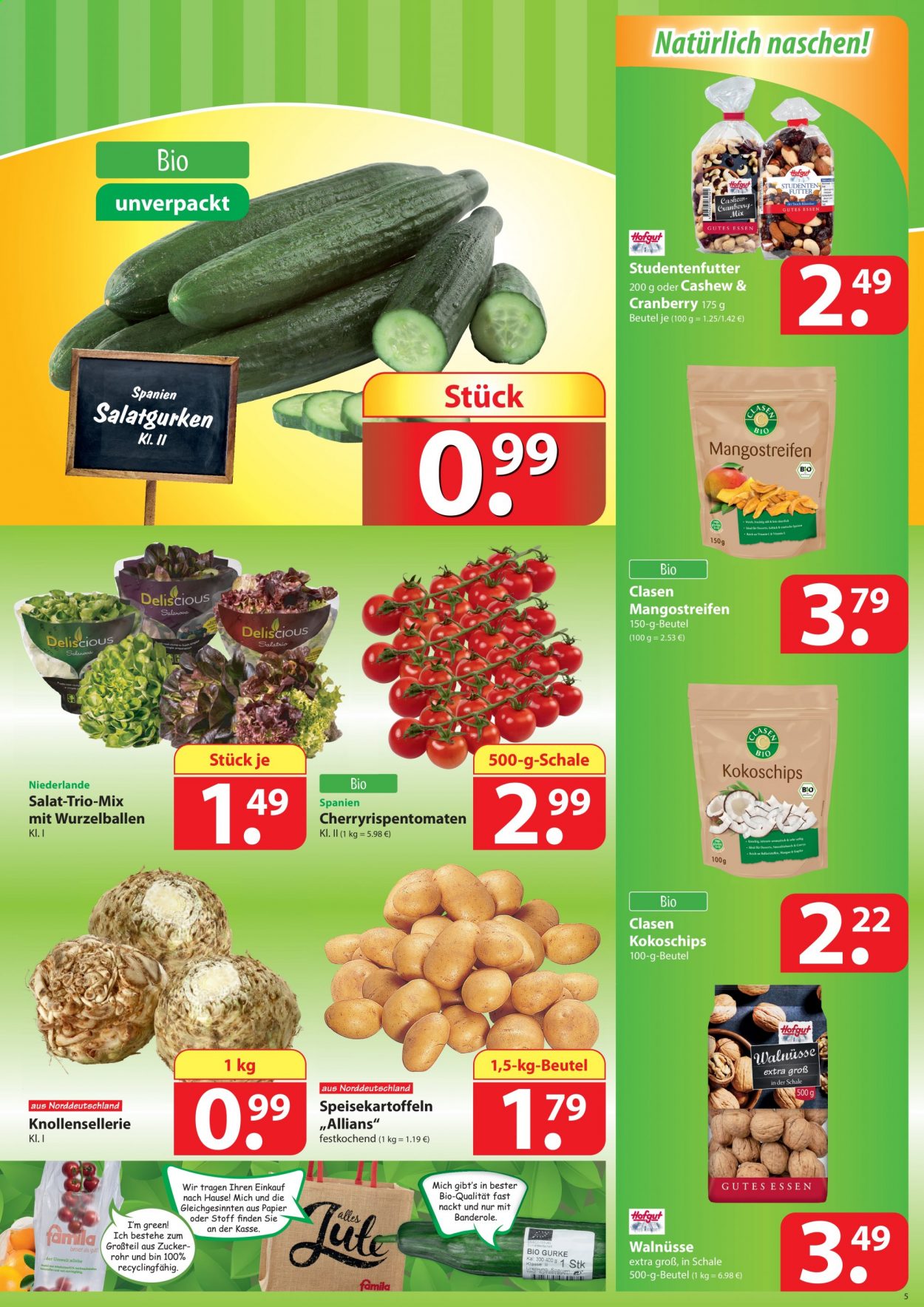 famila Prospekte  - 4.01.2021 - 9.01.2021. Seite 5