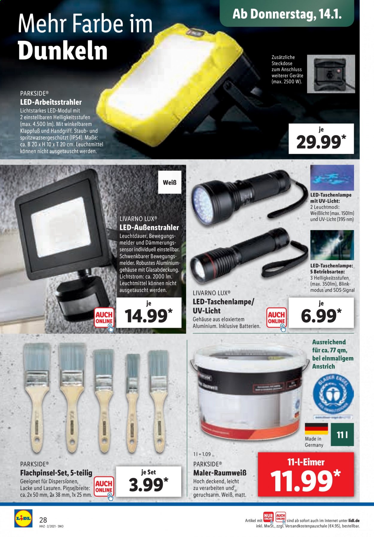 Lidl Prospekte  - 11.01.2021 - 16.01.2021. Seite 28