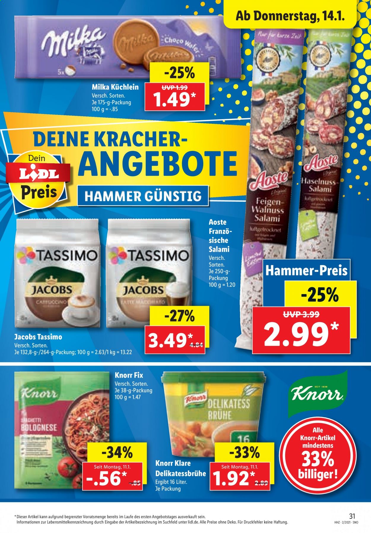 Lidl Prospekte  - 11.01.2021 - 16.01.2021. Seite 31