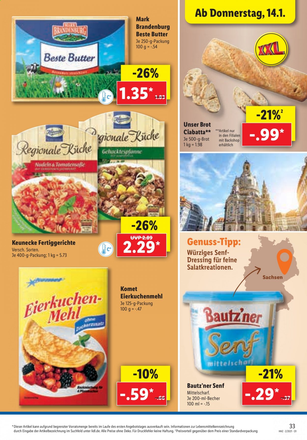 Lidl Prospekte  - 11.01.2021 - 16.01.2021. Seite 33