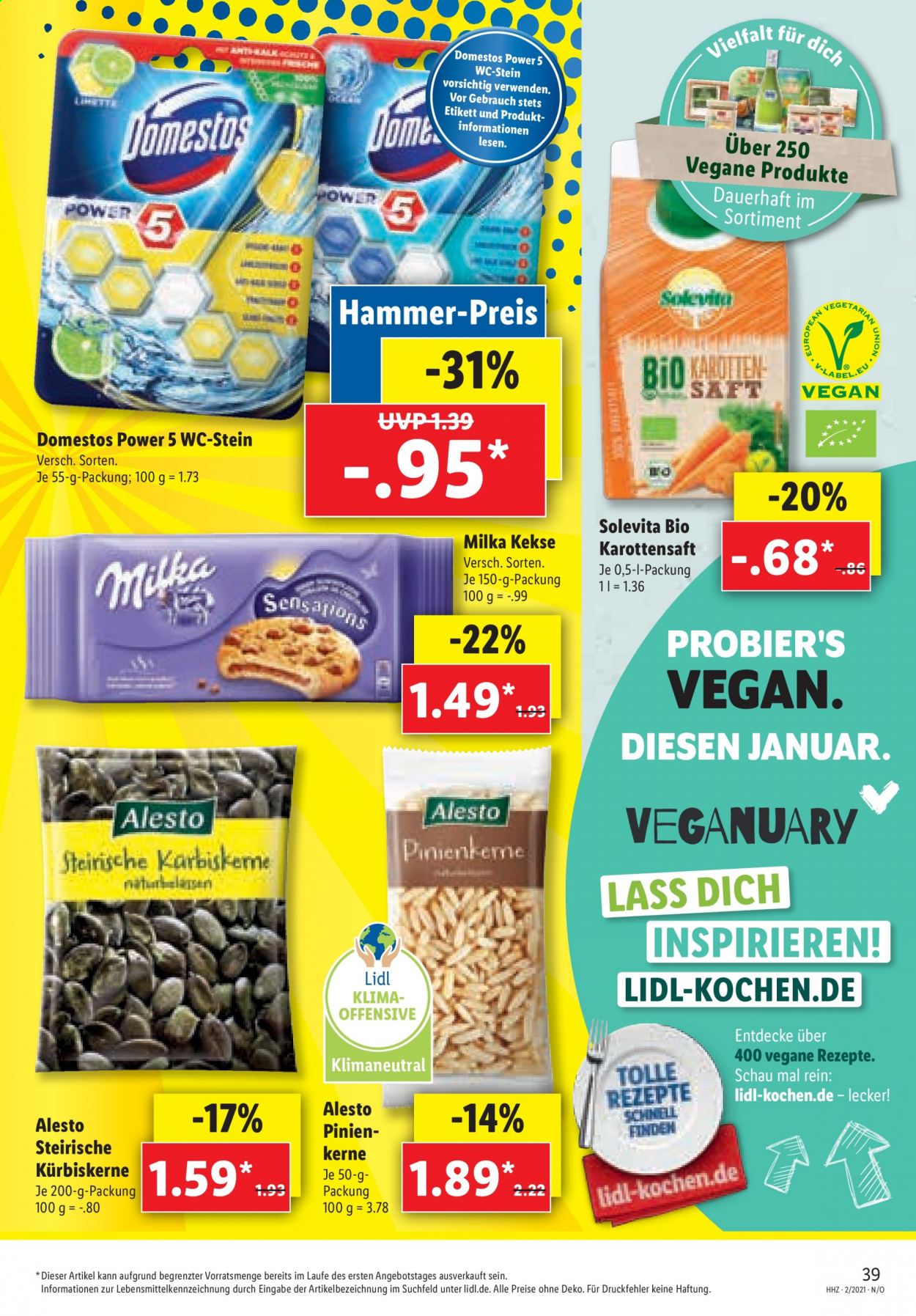 Lidl Prospekte  - 11.01.2021 - 16.01.2021. Seite 39