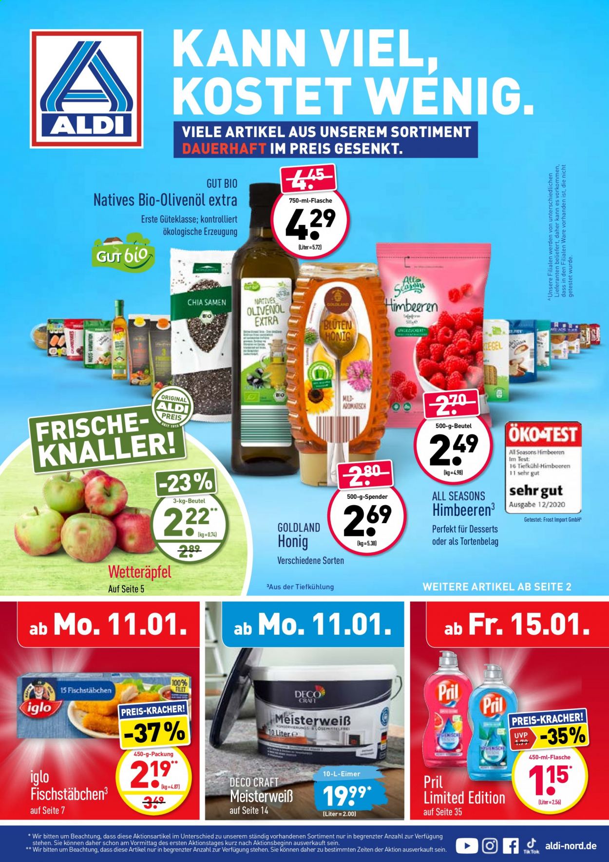 ALDI Nord Prospekte  - 11.01.2021 - 16.01.2021. Seite 1