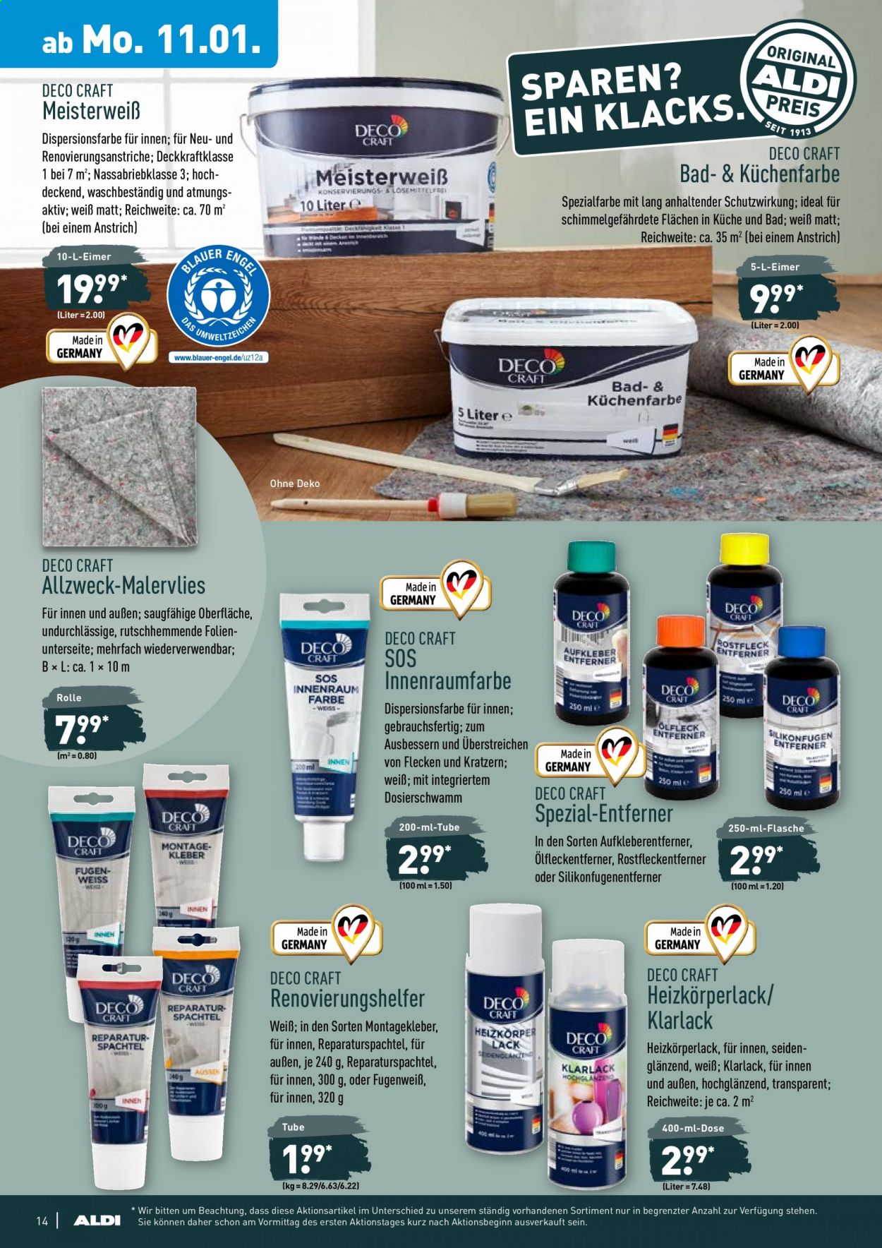 ALDI Nord Prospekte  - 11.01.2021 - 16.01.2021. Seite 14