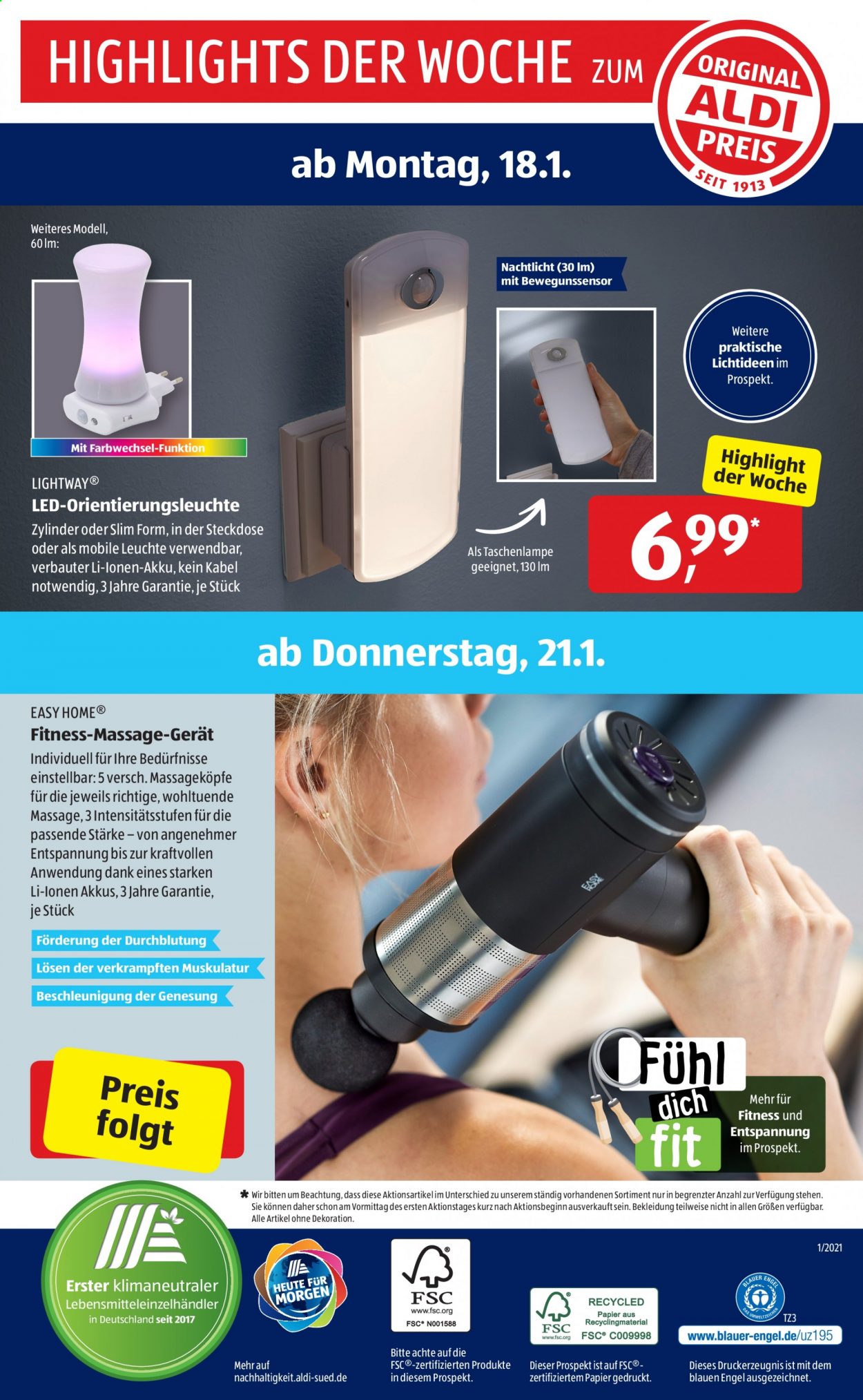 ALDI SÜD Prospekte  - 18.01.2021 - 23.01.2021. Seite 33