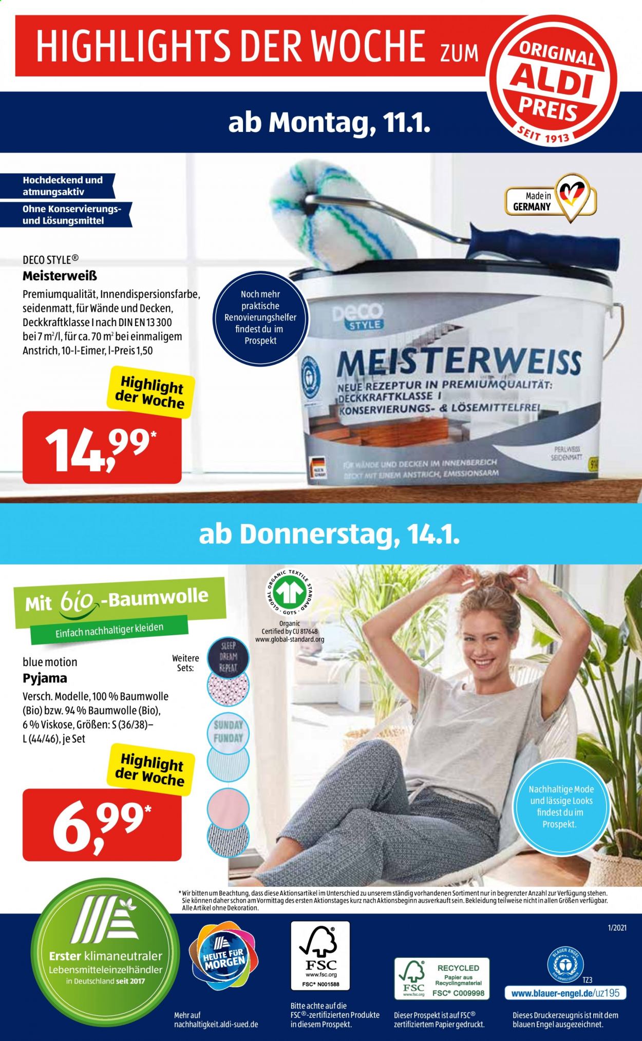 ALDI SÜD Prospekte  - 11.01.2021 - 16.01.2021. Seite 42