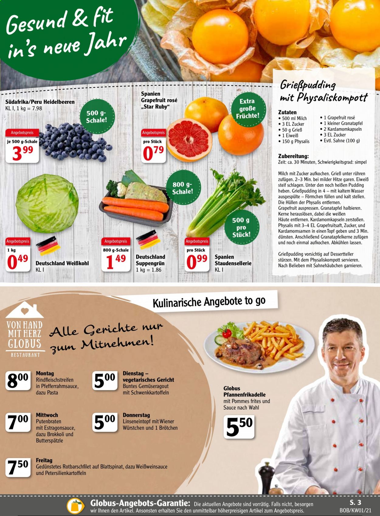 Globus Prospekte  - 4.01.2021 - 9.01.2021. Seite 3