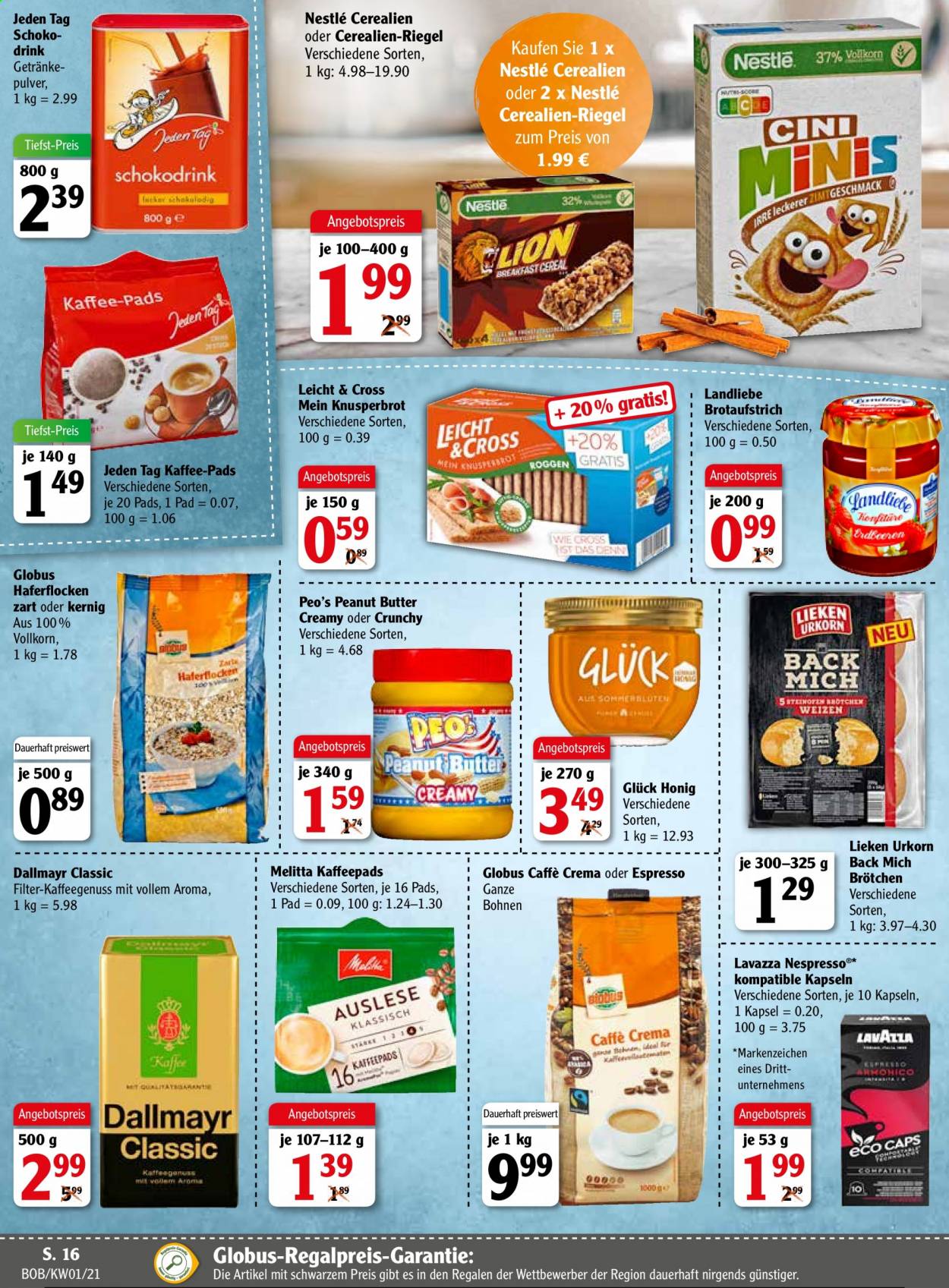 Globus Prospekte  - 4.01.2021 - 9.01.2021. Seite 16