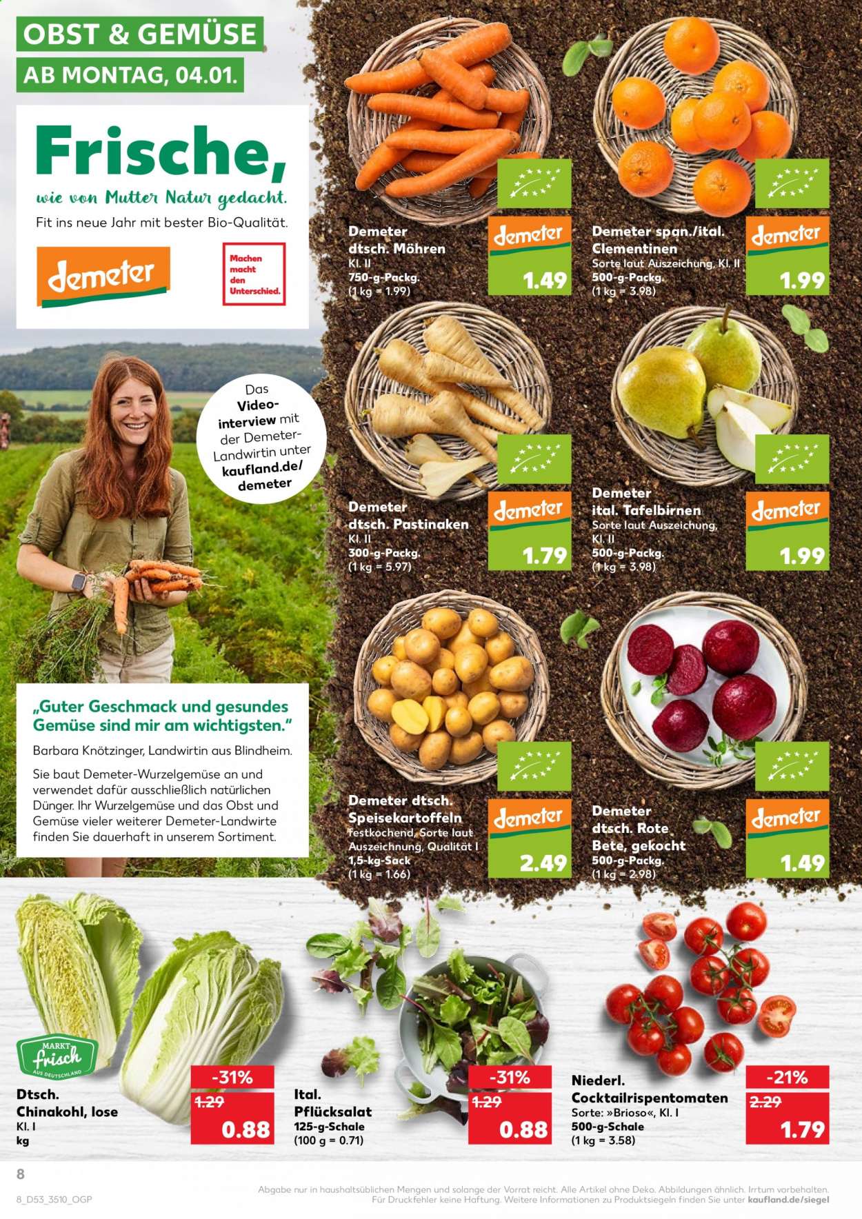 Kaufland Prospekte  - 4.01.2021 - 6.01.2021. Seite 8