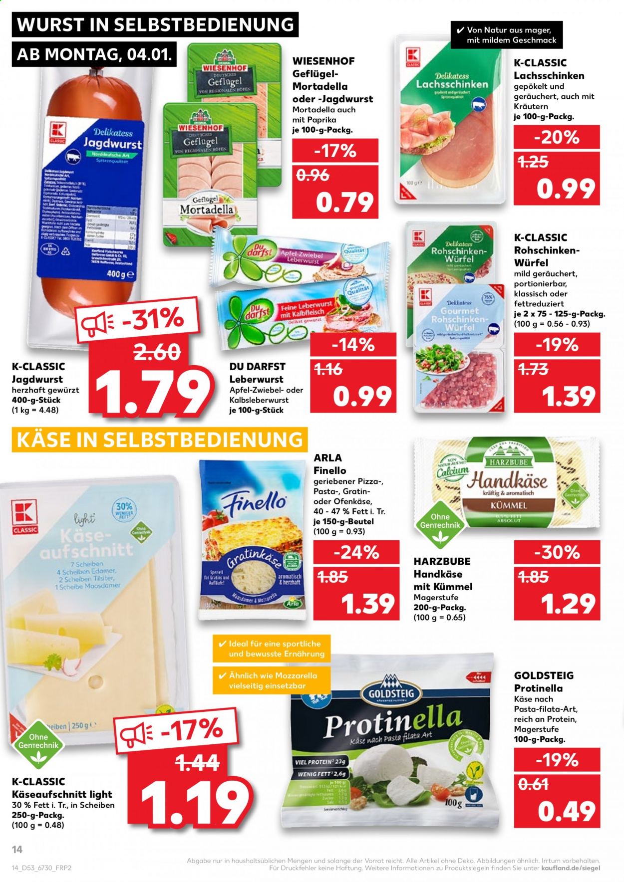 Kaufland Prospekte  - 4.01.2021 - 6.01.2021. Seite 14